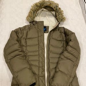 Women’s XS EMS Long Goose Down Jacket